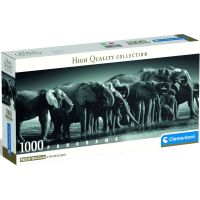 Clementoni puzzle 1000 Panorama Stádo obrů