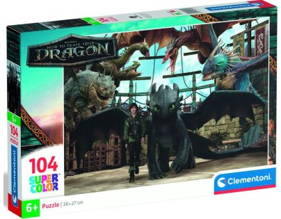 Clementoni puzzle 104  Jak vycvičit draka 2