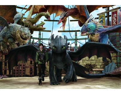 Clementoni puzzle 104  Jak vycvičit draka 2