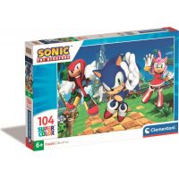 Clementoni Puzzle 104 dílků Sonic 6