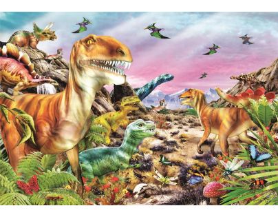 Clementoni Puzzle 104 dílků Země dinosaurů