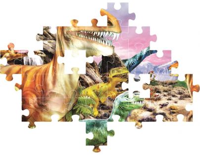 Clementoni Puzzle 104 dílků Země dinosaurů