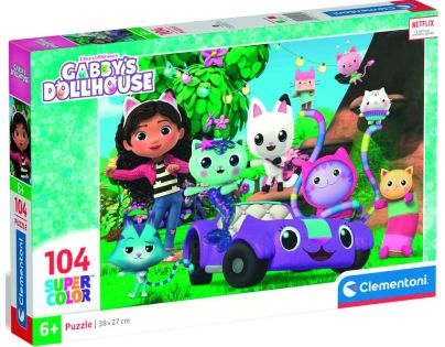 Clementoni puzzle 104 Gábinin kouzelný dům