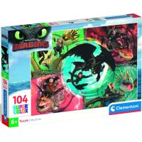 Clementoni puzzle 104 Jak vycvičit draka