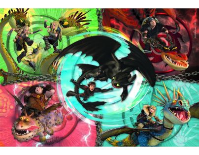 Clementoni puzzle 104 Jak vycvičit draka