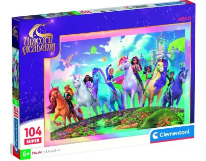 Clementoni puzzle 104 Super Unicorn Academy