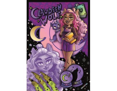 Clementoni Puzzle 150 dílků Monster High Truhla Clawdeen