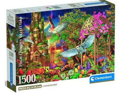 Clementoni puzzle 1500 Lesní fantasy zahrada