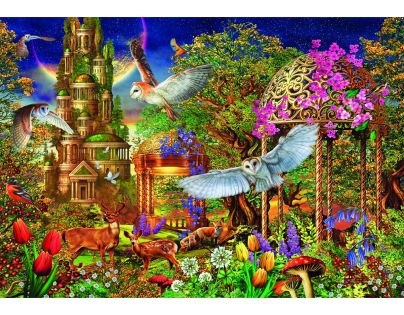 Clementoni puzzle 1500 Lesní fantasy zahrada