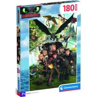 Clementoni puzzle 180 Super Jak vycvičit draka