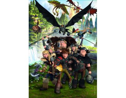 Clementoni puzzle 180 Super Jak vycvičit draka