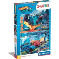 Clementoni Puzzle 2 x 60 dílků Hot Wheels