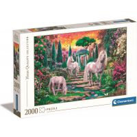 Clementoni Puzzle 2000 dílků Jednorožci v zahradě 6