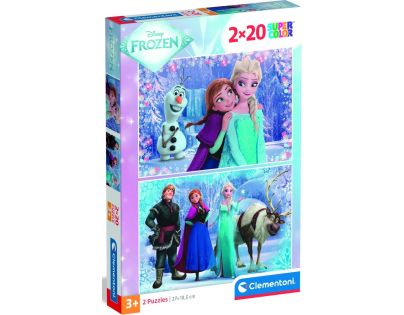 Clementoni puzzle 2X20 Ledové Království 2