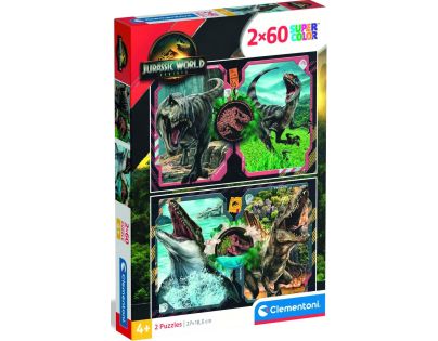 Clementoni puzzle 2X60 Jurský svět