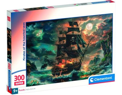 Clementoni puzzle 300 Piráti Strašidelných moří