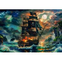 Clementoni puzzle 300 Piráti Strašidelných moří 2