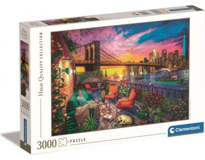 Clementoni Puzzle 3000 dílků Západ slunce nad Manhattanem