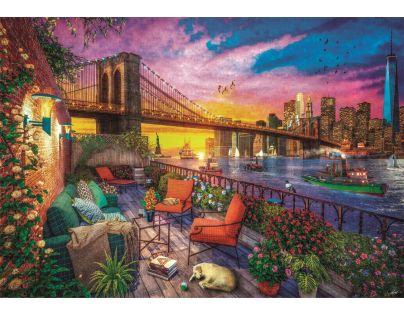 Clementoni Puzzle 3000 dílků Západ slunce nad Manhattanem