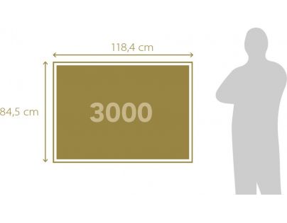 Clementoni Puzzle 3000 dílků Západ slunce nad Manhattanem