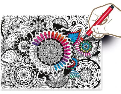 Clementoni 3D Puzzle Colour therapy Mandala 500 dílků
