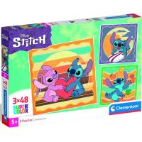 Clementoni puzzle 3X48 Stitch