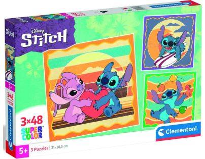 Clementoni puzzle 3X48 Stitch