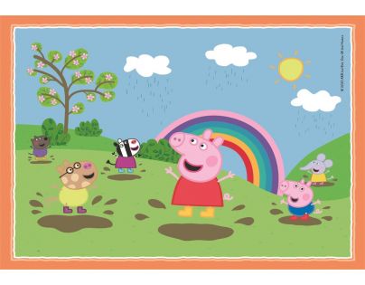 Clementoni Puzzle 4 v 1 Prasátko Peppa