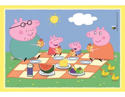 Clementoni Puzzle 4 v 1 Prasátko Peppa