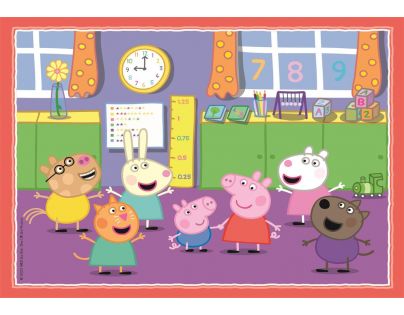 Clementoni Puzzle 4 v 1 Prasátko Peppa