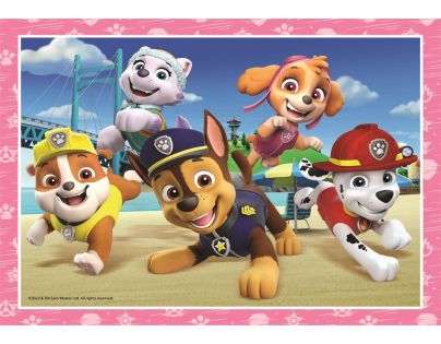 Clementoni Puzzle 4 v 1 Tlapková patrola společně