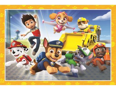 Clementoni Puzzle 4 v 1 Tlapková patrola společně