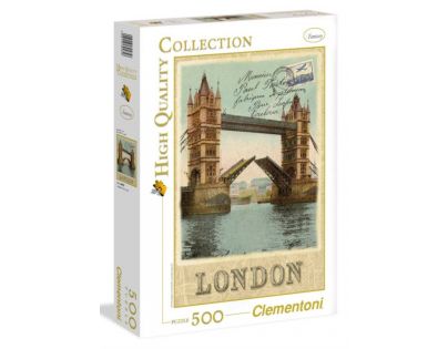 Clementoni Puzzle Londýn pohlednice 500 dílků