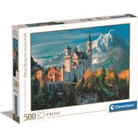 Clementoni Puzzle 500 dílků Zámek Neuschwanstein 6