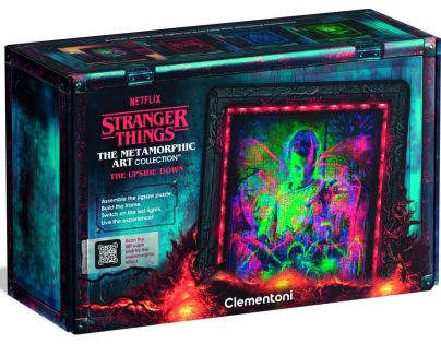 Clementoni puzzle 520 Svítící metamorfické puzzle Stranger Things Upside down