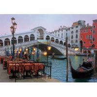 Clementoni Puzzle Benátky Most Rialto 1500 dílků 2