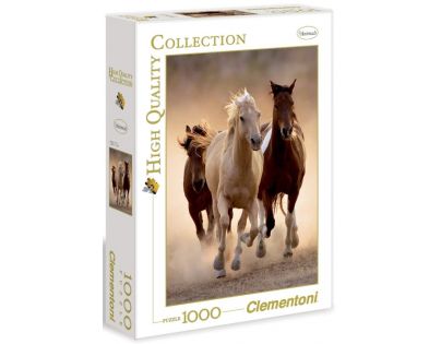 Clementoni Puzzle Běžící koně 1000 dílků