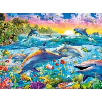 Clementoni 30170 - Puzzle 500, Tropical Dolphin 2