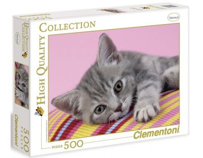 Clementoni 30362 - Puzzle 500, Kotě