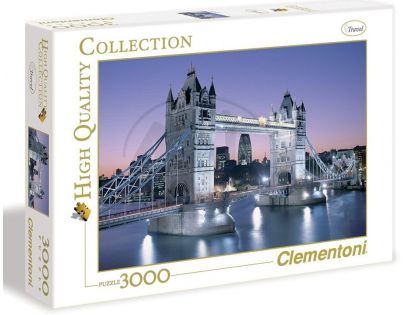 Clementoni Puzzle Londýn Most Bridge 3000 dílků