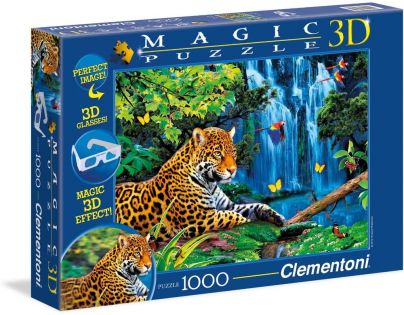 Clementoni Puzzle Magic 3D Jaguar Jungle 1000d