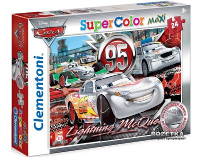 Clementoni Puzzle Maxi 24 dílků Stříbrné auto