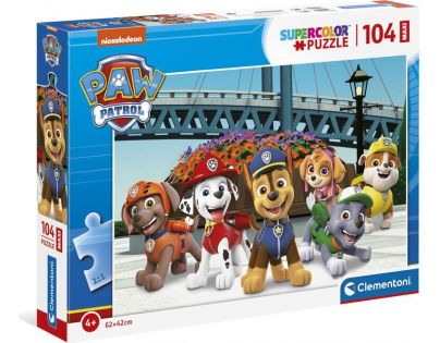 Clementoni Puzzle maxi Tlapková patrola 104 dílků
