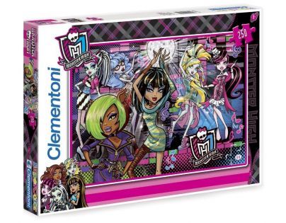 Clementoni 33C29649 - Puzzle Monster High 250ks - Zářivý tanec