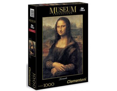 Clementoni Puzzle Museum Leonardo Mona Lisa 1000 dílků