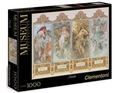 Clementoni 39177 - Puzzle Museum 1000, Mucha