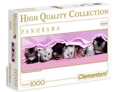 Clementoni Puzzle Panorama 1000 Koťata