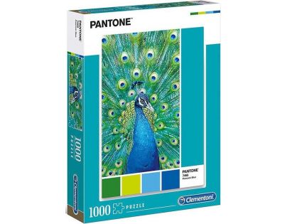 Clementoni Puzzle Pantone Páv modrý 1000 dílků