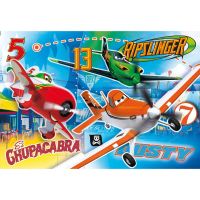 Clementoni Puzzle Supercolor 104 dílků, Letadla svítící 2