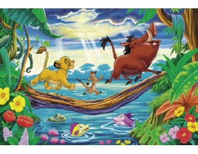 Clementoni Puzzle Supercolor 40 dílků Lví král